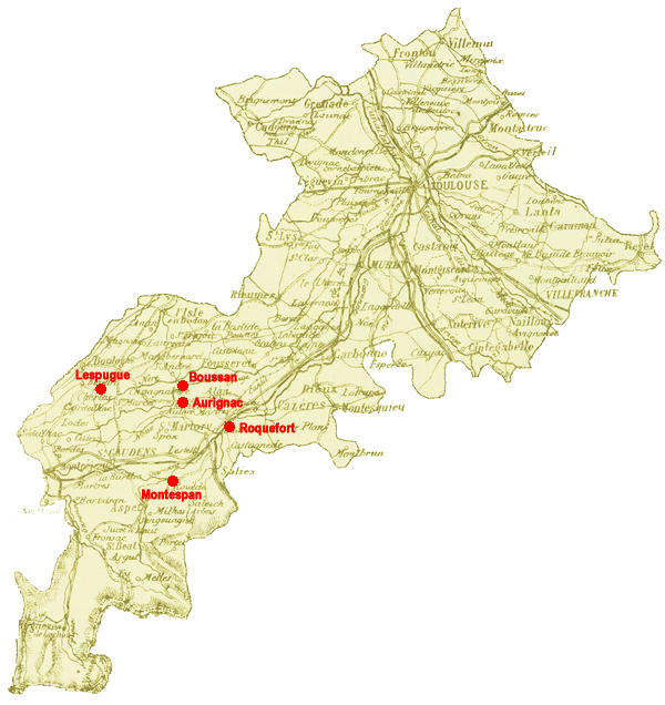 [Carte de la Haute Garonne]