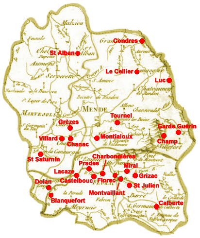 [Carte de la Lozre]