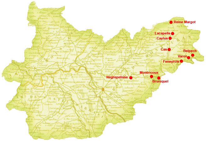 [Carte du Tarn et Garonne]